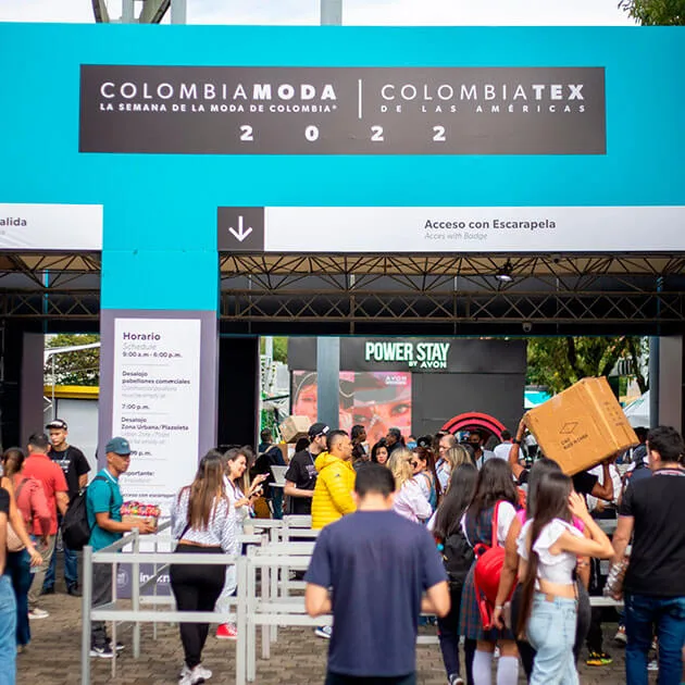 Entrée Salon ColombiaModa 2022 - KB: Keybe Ventes