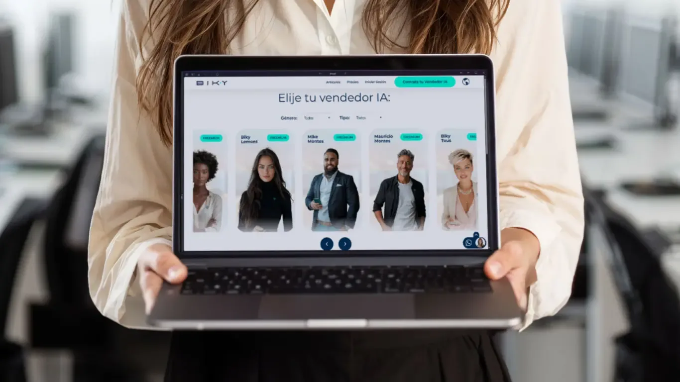 Vendez avec un catalogue connecté à votre IA | Keybe AI - BIKY AI