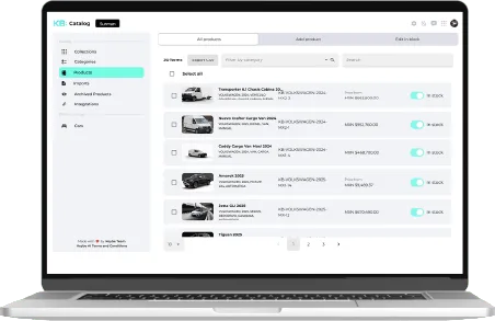 Build, manage, and sell, all from a single interface.