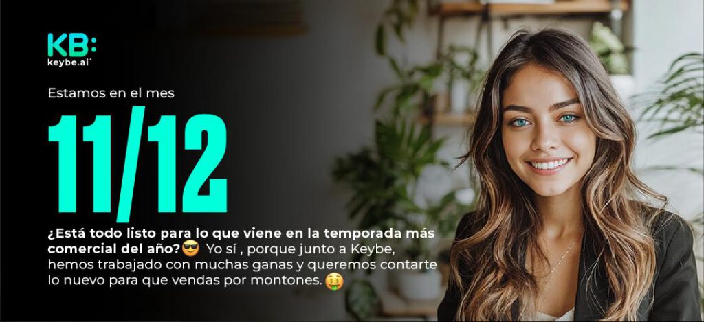 ¿Está todo listo para lo que viene en la temporada más comercial del año? ???? Yo sí , porque junto a Keybe, hemos trabajado con muchas ganas y queremos contarte lo nuevo para que vendas por montones. ????