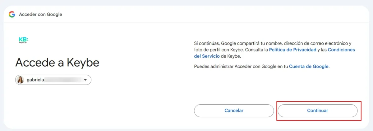 Conectar calendar con Biky AI