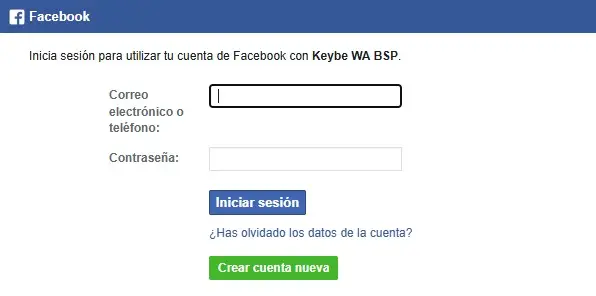 Facebook login Biky AI - Keybe AI