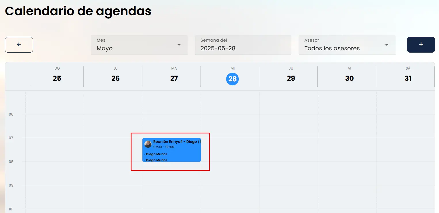 Ver todas las agendas Biky AI