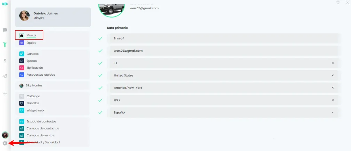 Cómo Configurar tu Marca en Keybe Smart Chat