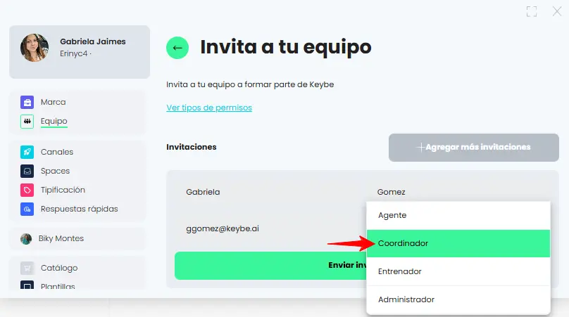 Cómo Crear tu Equipo en Keybe Smart Chat